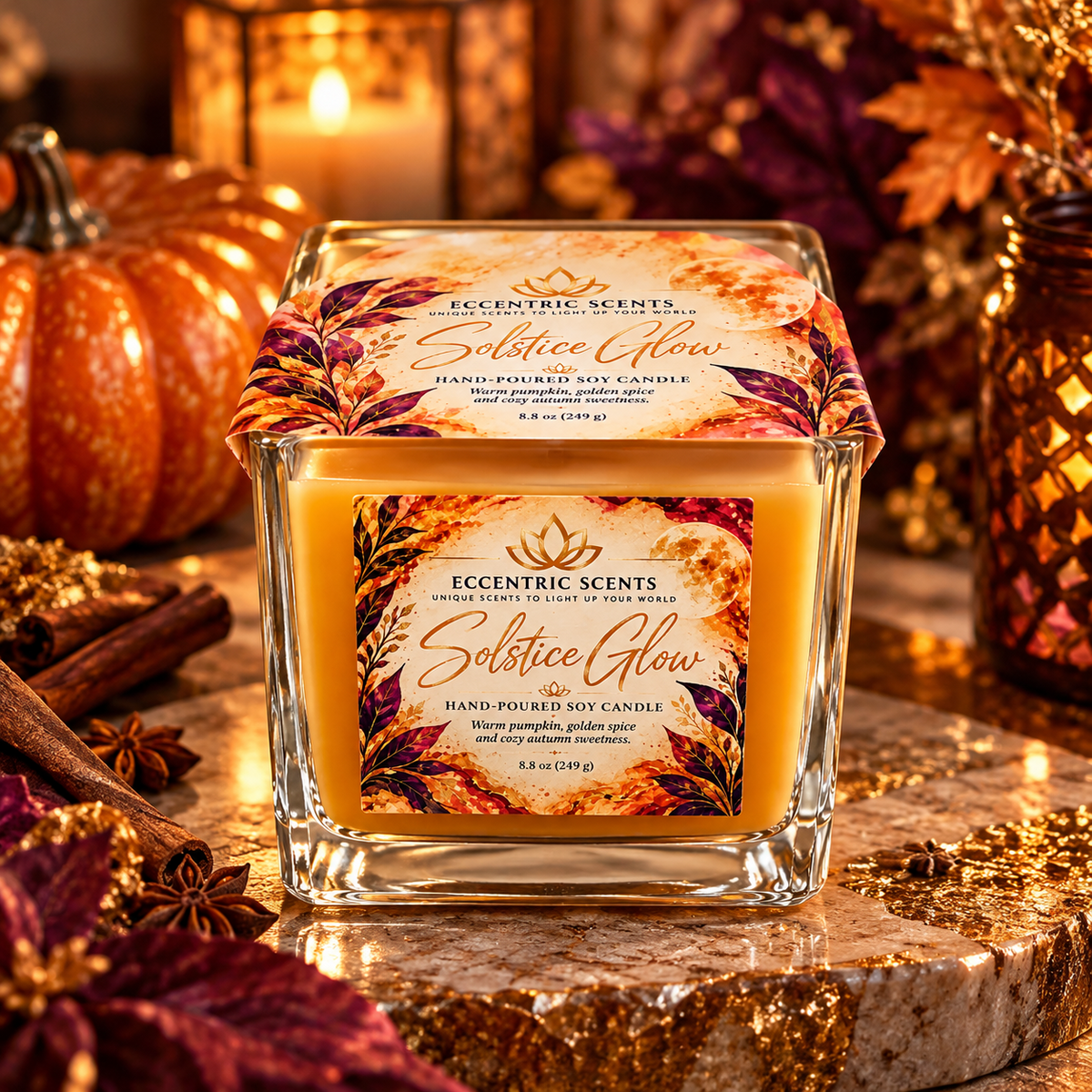 Solstice Glow | Hand-Poured Soy Candle