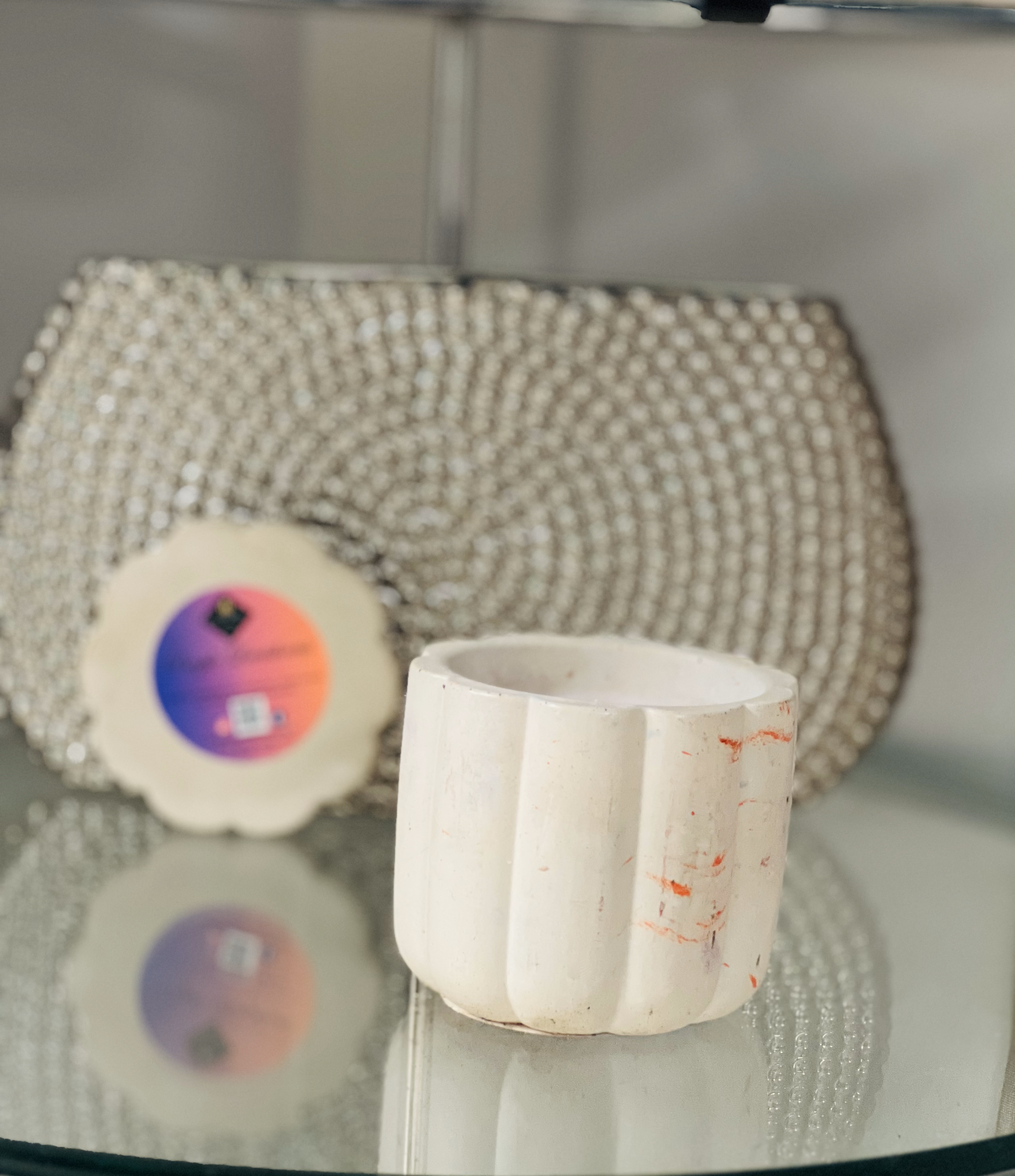 Purple Lavishness Concrete Candles - Eccentric Scents