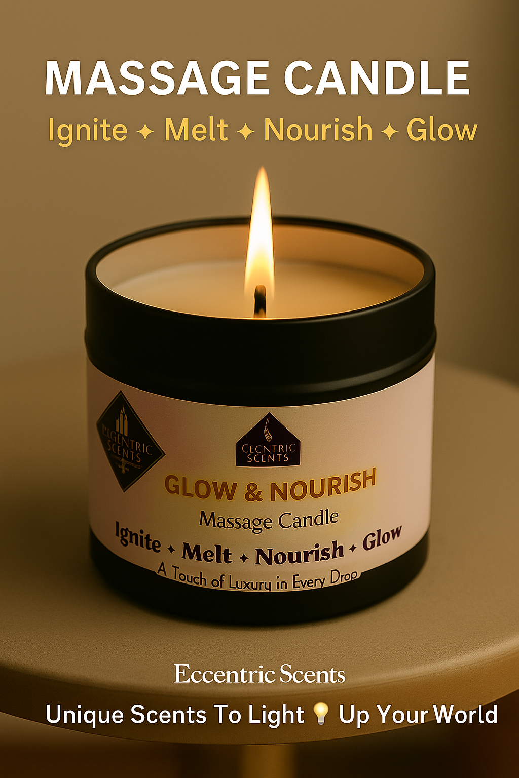 Glow & Nourish Massage Candle