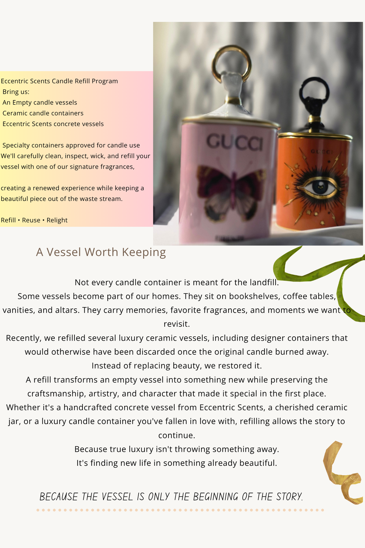 Candle Refill service