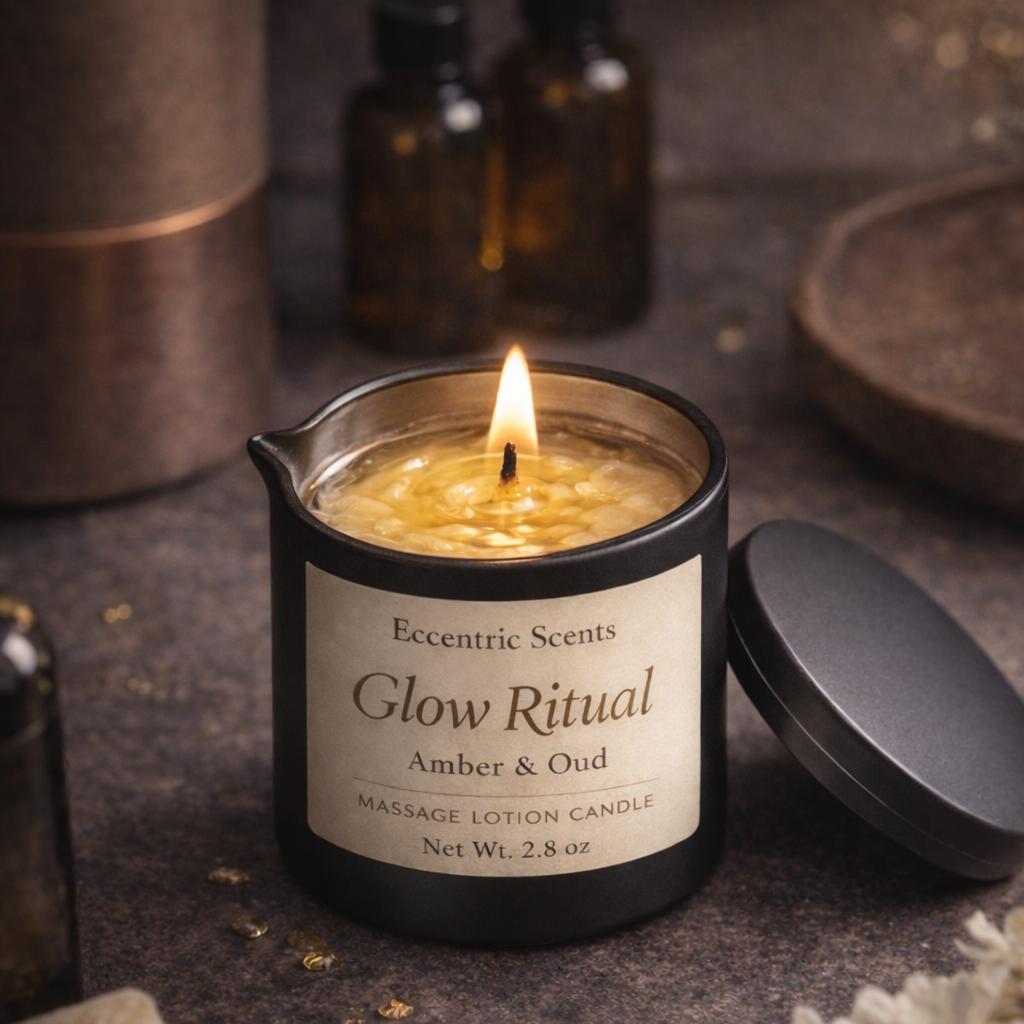 GlowRitualcandleinfocus