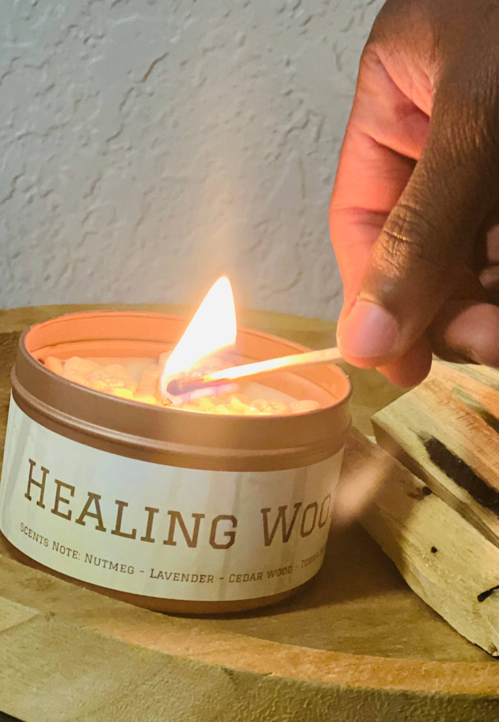 Healing Woods - Premium Candle from Eccentric Scents - Just $16! Shop now at Eccentric Scents 