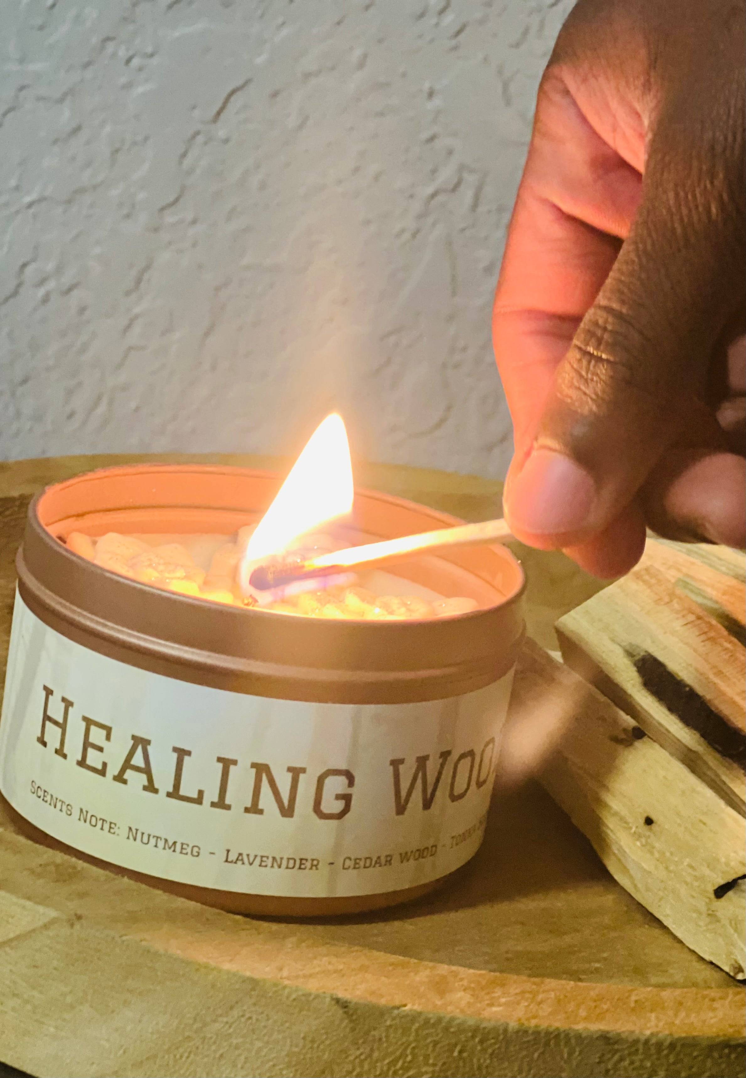 Healing Woods - Premium Candle from Eccentric Scents - Just $16! Shop now at Eccentric Scents 