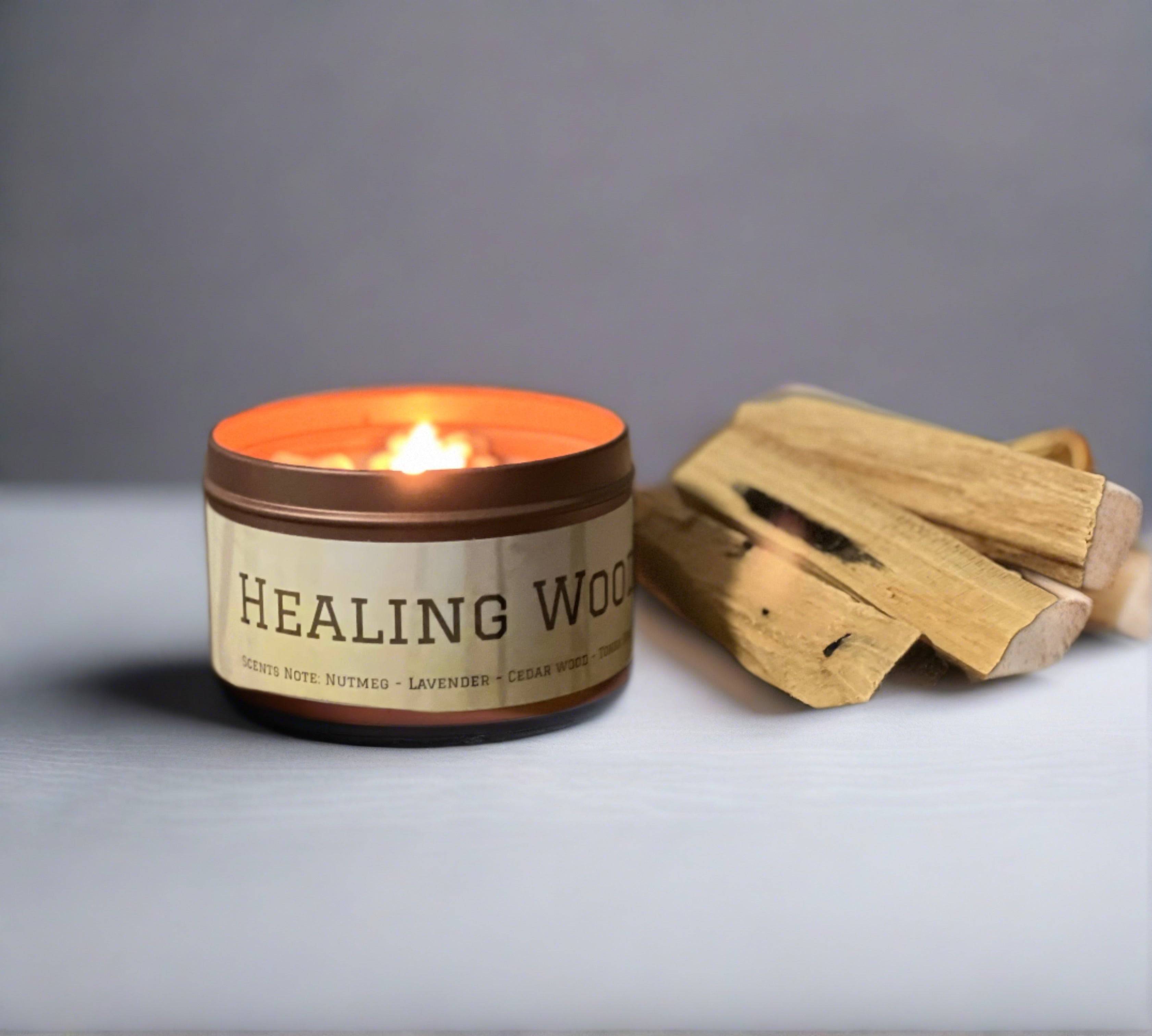 Healing Woods - Premium Candle from Eccentric Scents - Just $16! Shop now at Eccentric Scents 