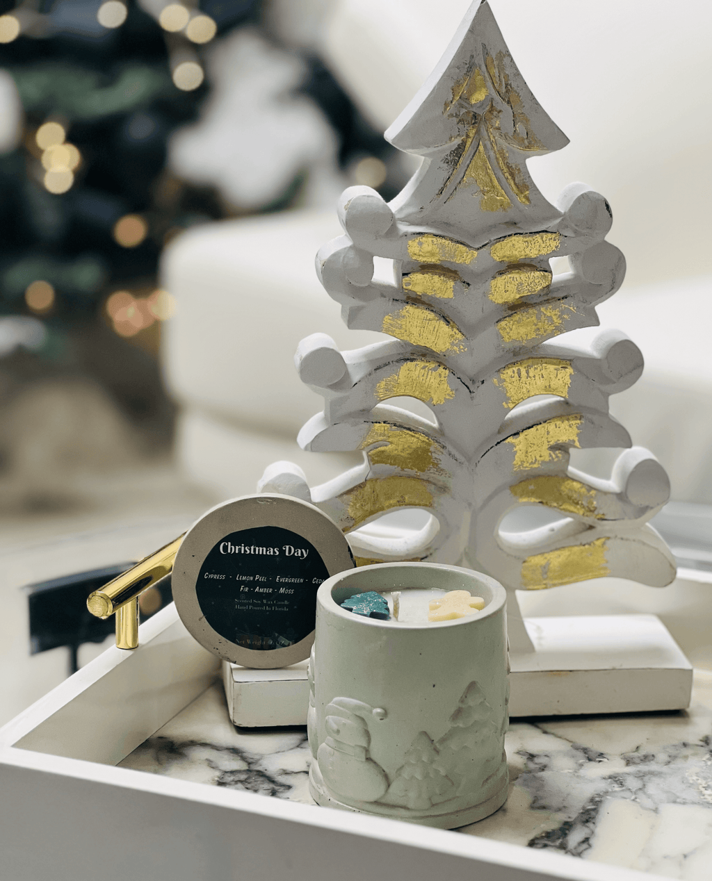 Christmas Day concrete Candles - Premium concrete Candle from Eccentric Scents  - Just $28! Shop now at Eccentric Scents 