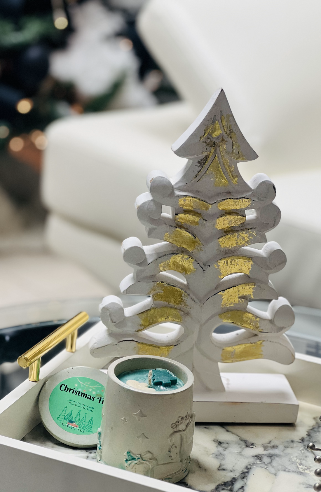 Christmas Tree Concrete Candles - Premium concrete Candle from Eccentric Scents - Just $28! Shop now at Eccentric Scents 