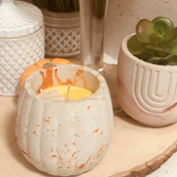 Fall Homecoming Concrete Candles - Premium concrete Candle from Eccentric Scents - Just $30! Shop now at Eccentric Scents 