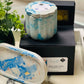 Tranquille Concrete Candle & Trinket Flower Jar - Eccentric Scents 