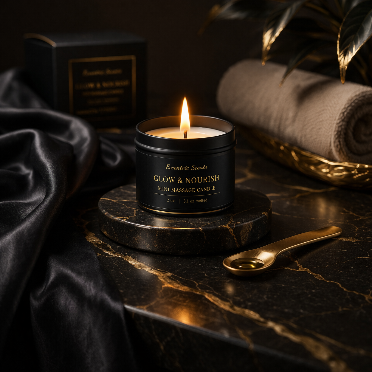 Glow & Nourish Mini Massage Candle