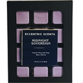 Midnight Sovereign wax melts with rich warm fragrance in ceramic jar by Eccentric Scents