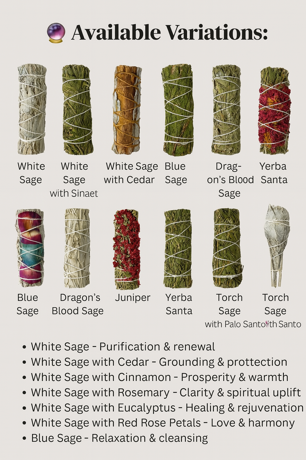 Sage Smudging Bundle