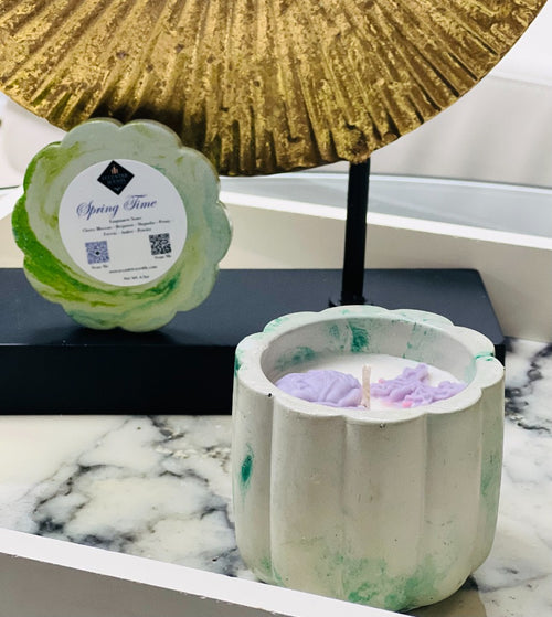 Springtime Concrete Candle - Eccentric Scents 