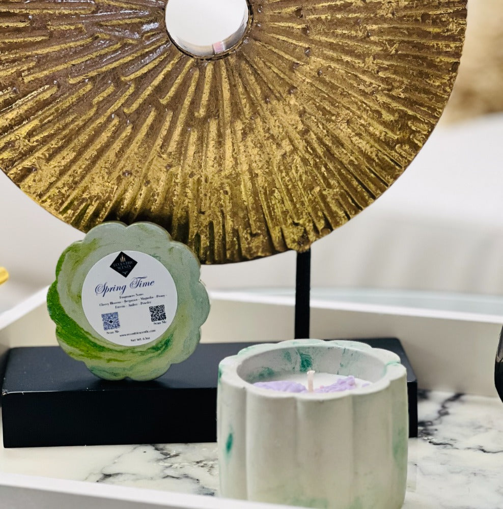 Springtime Concrete Candle - Eccentric Scents 