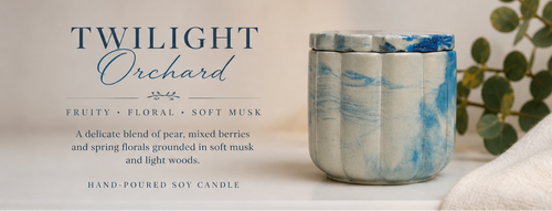 Twilight Orchard | Concrete Candle